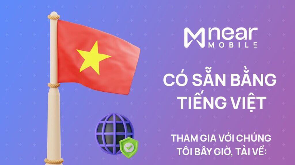 NEAR mobile available in vietnamese