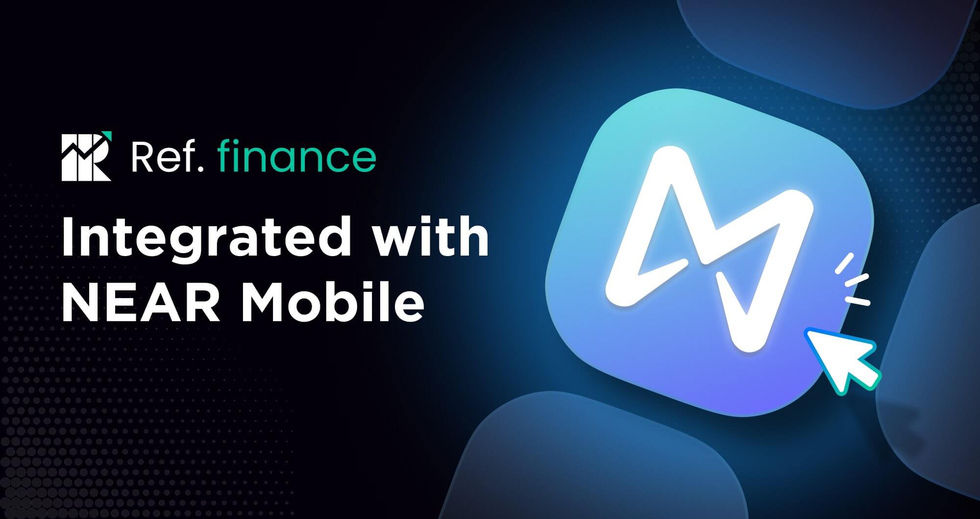 Ref finance integrates with NEAR Mobile